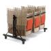 Low Hanging Chair Trolley - 3 Rows