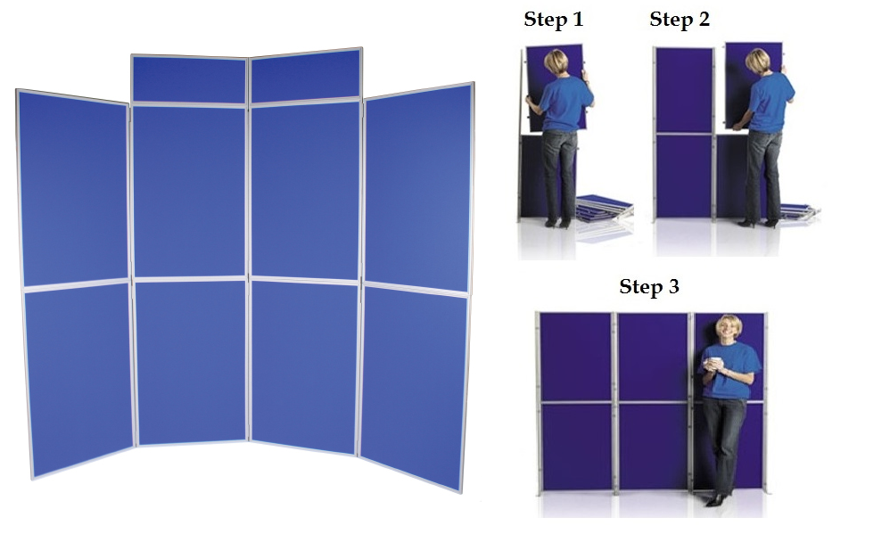8 Panel Display | Hire | Rent | Exhibition Solutions